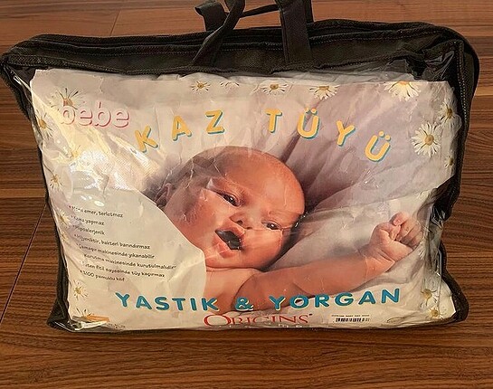 Suprıma baby kaz tüyü bebek yorganı