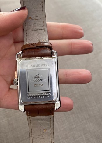 Lacoste Klasik Tasarımlı Kahverengi Kemerli Kadın Saati - Görsel 2