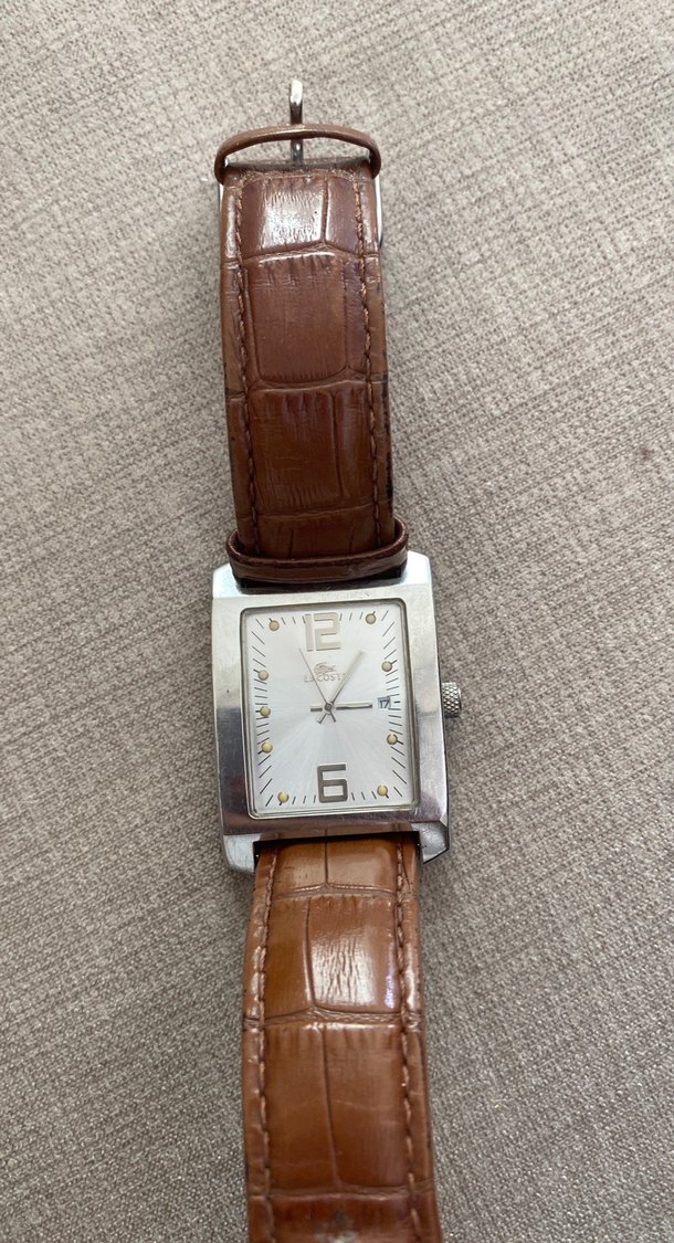 Lacoste Klasik Tasarımlı Kahverengi Kemerli Kadın Saati - Görsel 4