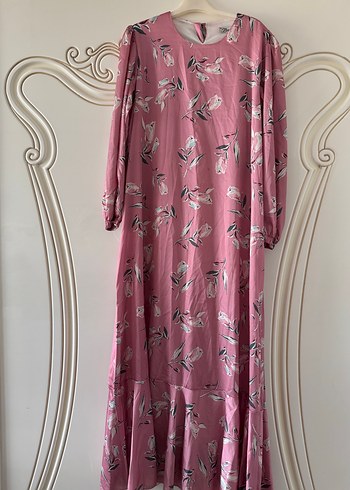 Zara Pembe Bohem Uzun Kollu Elbise