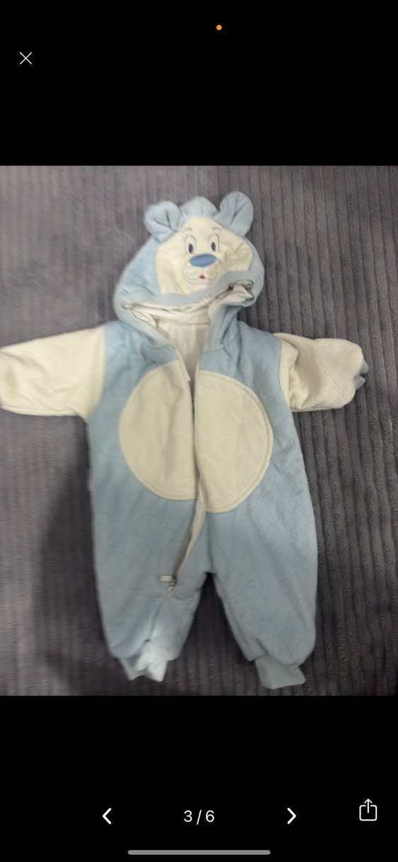 Mavi Bebek Tulum, Peluş Detaylı - Görsel 3