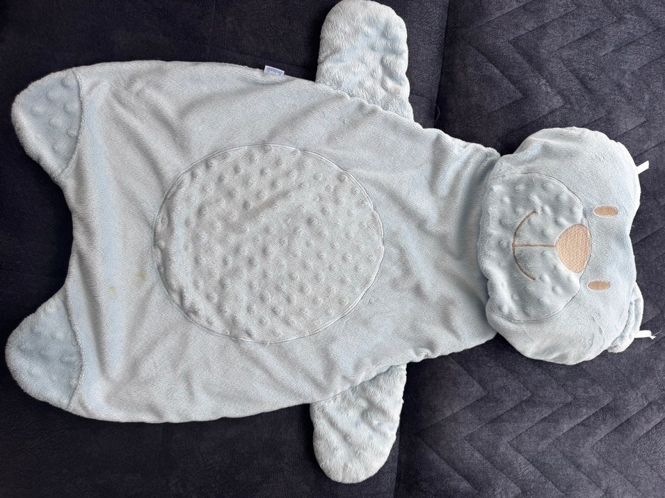 Gri Ayı Figürlü Çocuk Uyku Örtüsü - Görsel 3