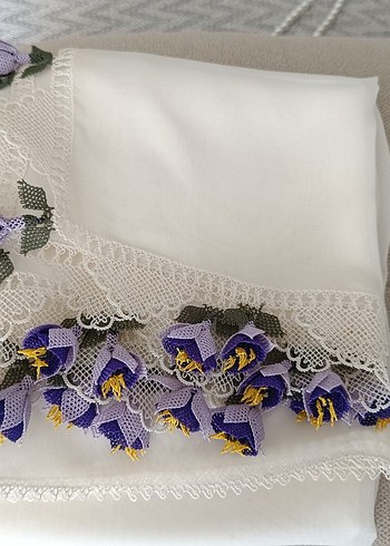 iğne oyası tesbihli mevlid örtüsü - Görsel 5