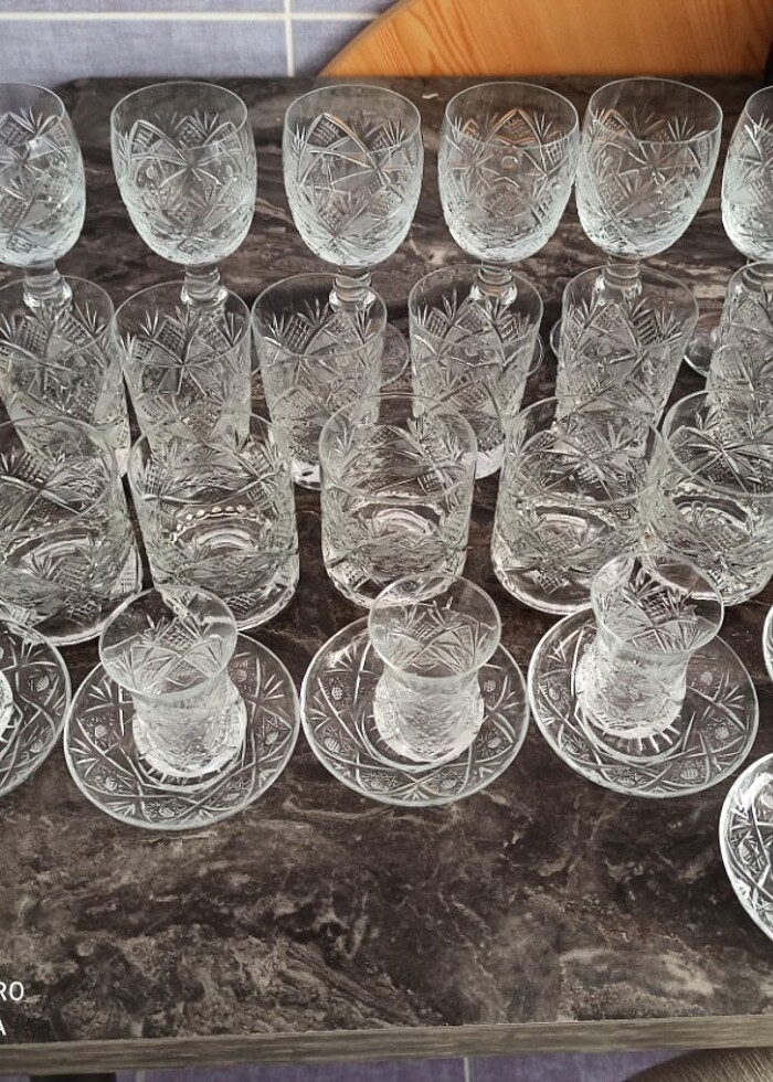 Paşabahçe Kristal kesme bardak takimi - Görsel 4