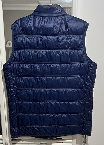 Mavi jeans yelek - Görsel 2