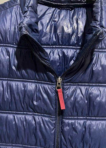 Mavi jeans yelek - Görsel 7