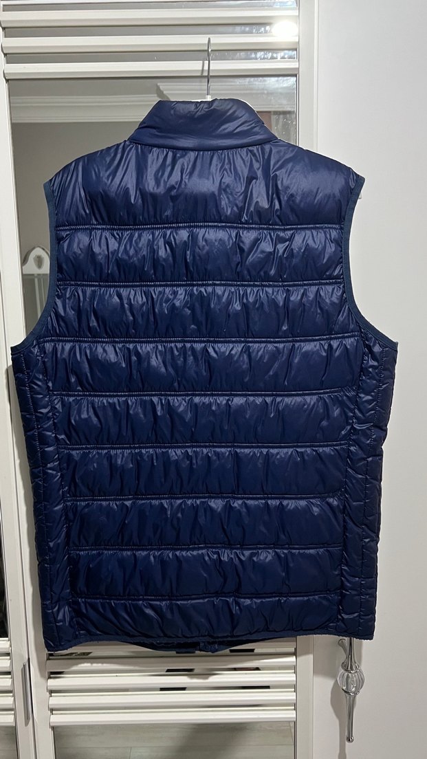 Mavi jeans yelek - Görsel 2