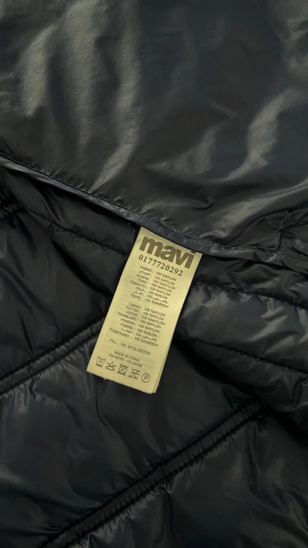 Mavi jeans yelek - Görsel 5