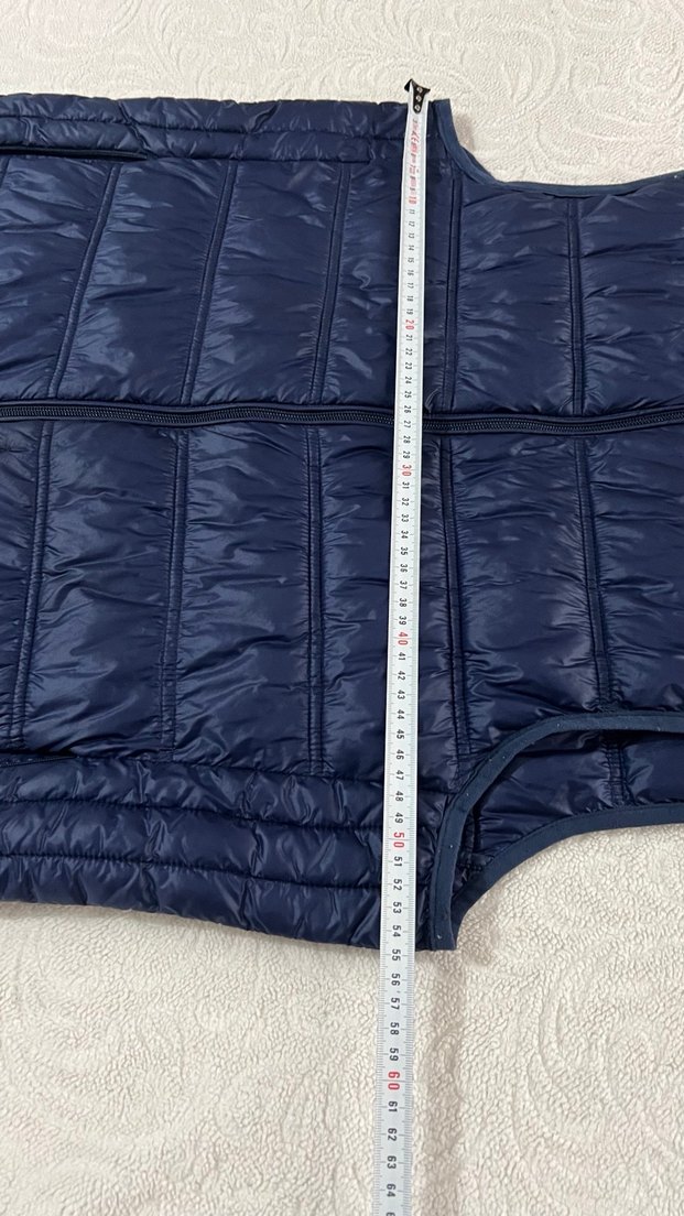 Mavi jeans yelek - Görsel 3