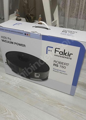 Fakir Siyah Robot Süpürge - Görsel 3