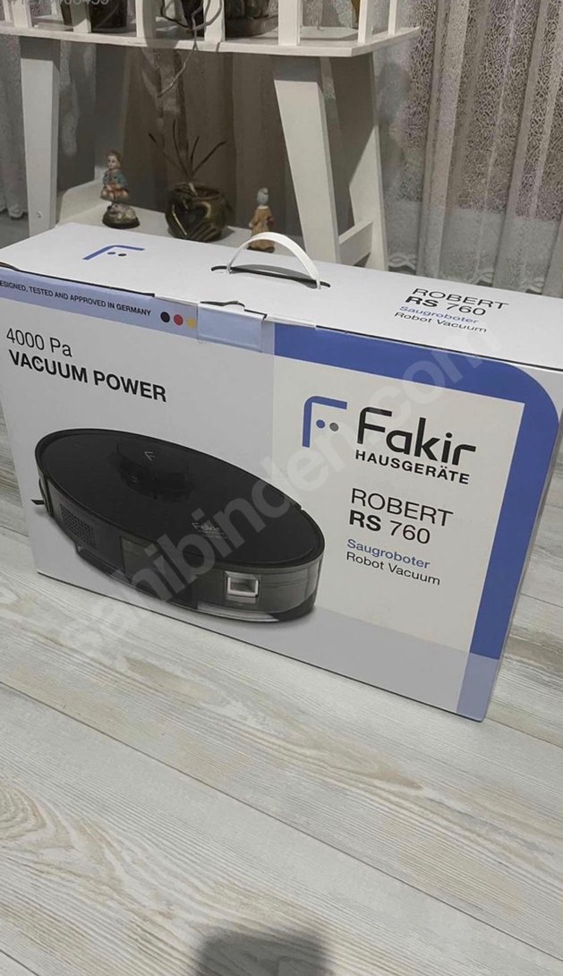 Fakir Siyah Robot Süpürge - Görsel 3