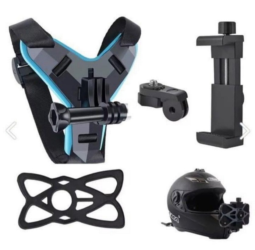 Motosiklet Kask Telefon Tutacağı Aparatı - Görsel 4