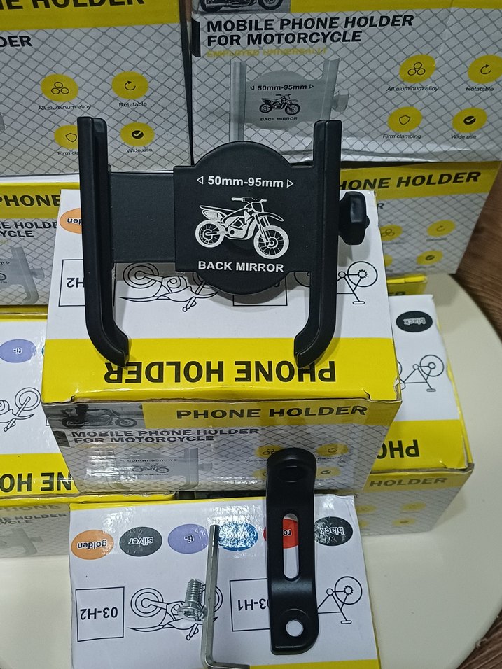 Motosiklet Metal Telefon Tutacağı - Görsel 4