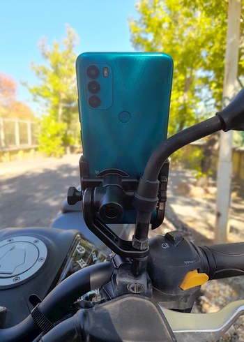 Motorsiklet Metal Telefon Tutacağı - Görsel 4