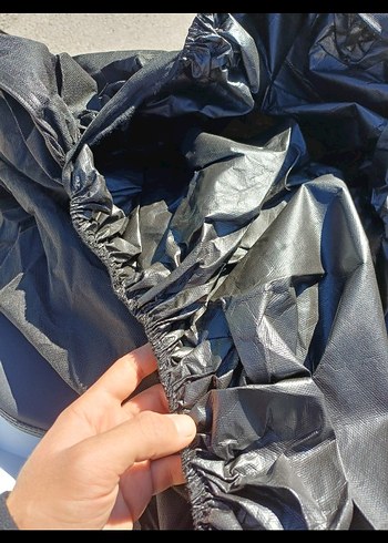 Motosiklet Siyah Su Geçirmez Premium Kalite Branda - Görsel 4