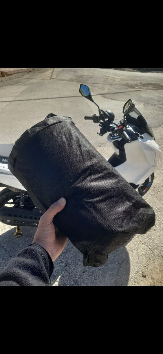 Motosiklet Siyah Su Geçirmez Premium Kalite Branda - Görsel 5