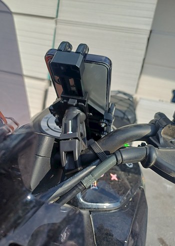 Motosiklet Telefon Tutacağı Çok Fonksiyonlu - Görsel 5
