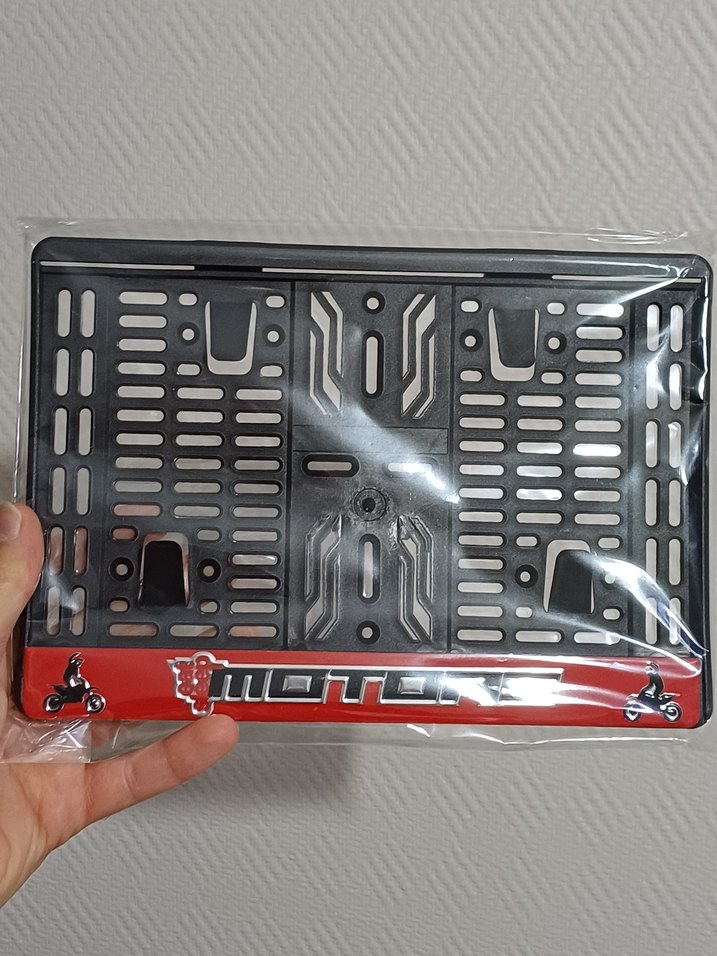 Motosiklet Motul Yazılı Pleksi Plakalık - Görsel 3