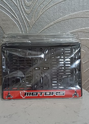 Motosiklet Motors Yazılı Pleksi Plakalık - Görsel 8
