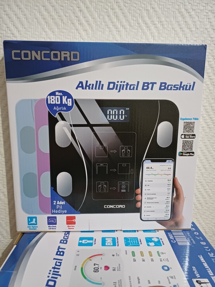 Dijital Beyaz Banyo Tartısı - Görsel 5