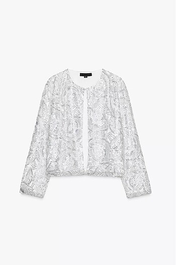 Zara boncuk işlemeli ceket