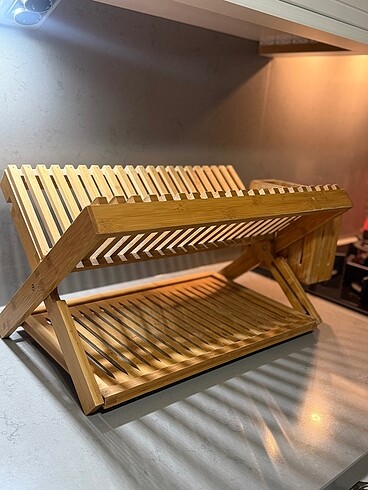 Ikea orijinal bambu bulaşıklık