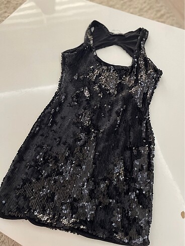 Bershka Bershka payetli mini elbise