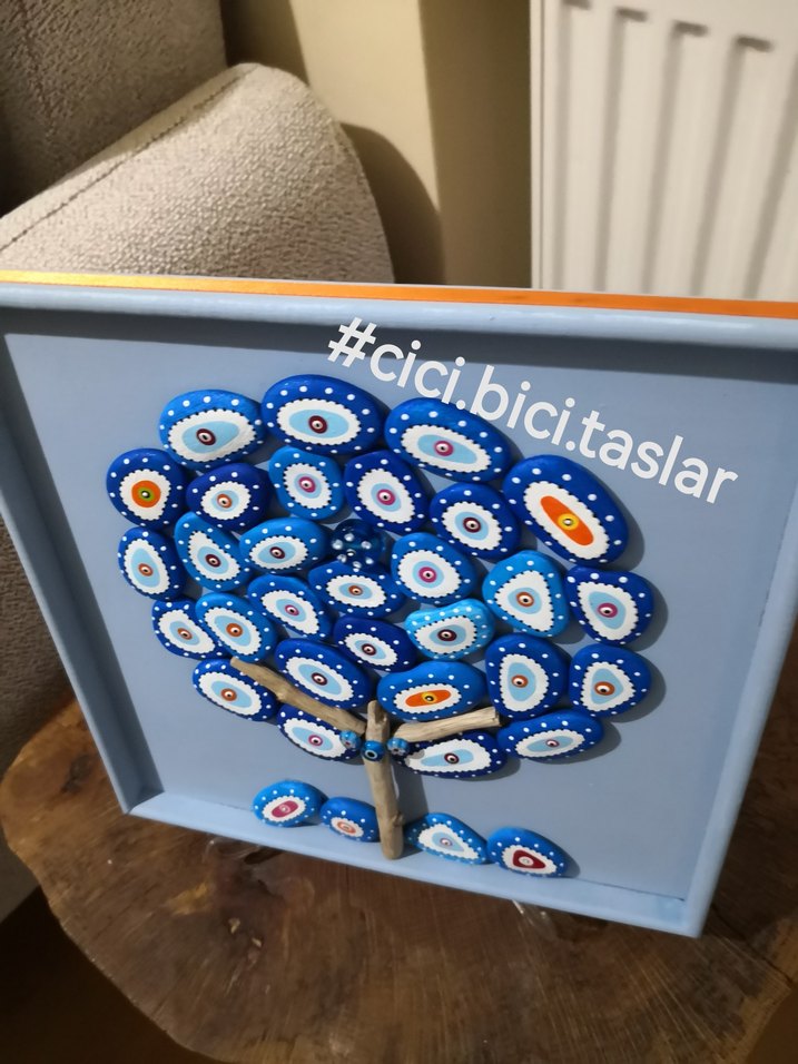 Mavi Nazar Boncuğu Tablo - Görsel 4