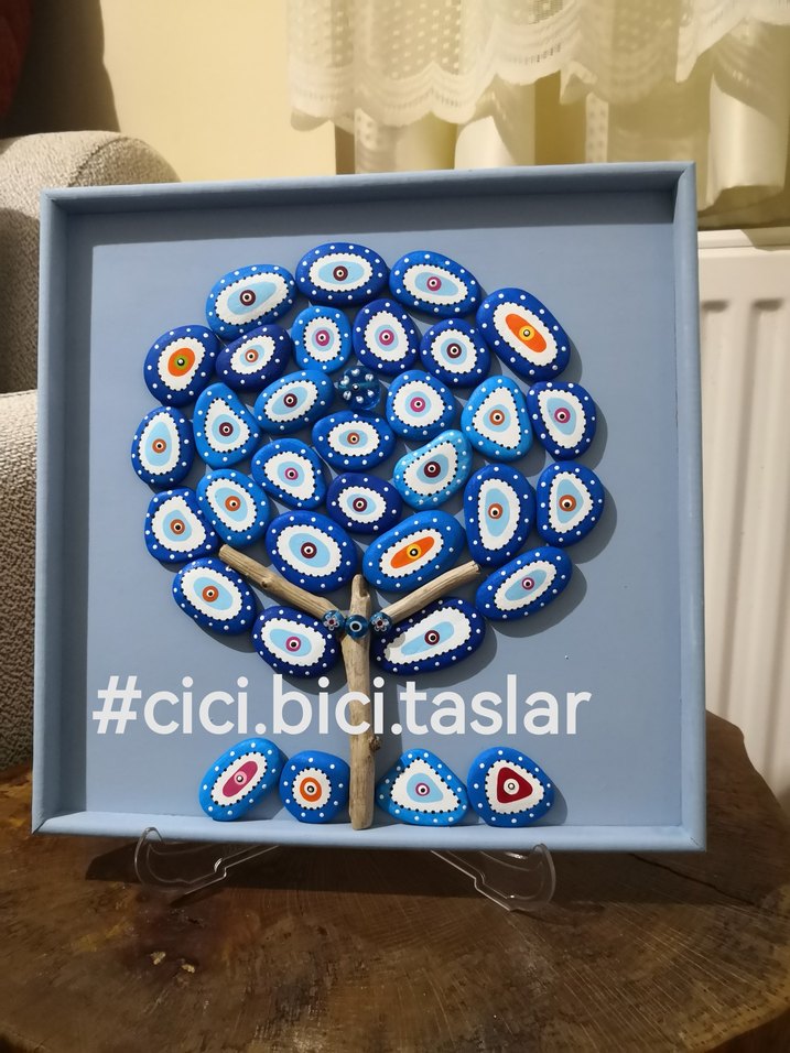 Mavi Nazar Boncuğu Tablo - Görsel 2