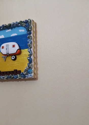 Kumsal Temalı Dekoratif Ahşap Duvar Süsü - Görsel 11