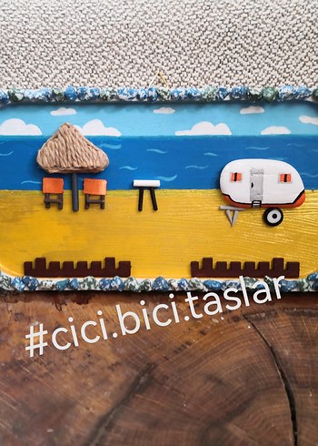 Kumsal Temalı Dekoratif Ahşap Duvar Süsü - Görsel 5