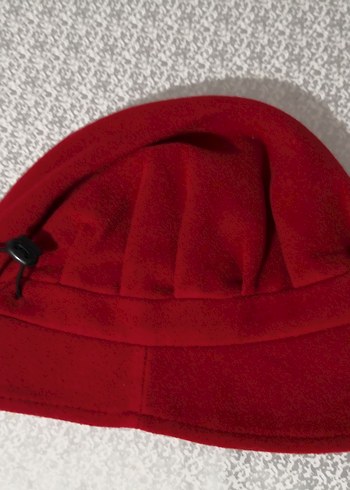 Kırmızı Kadın Çiçekli Şapka - Görsel 4