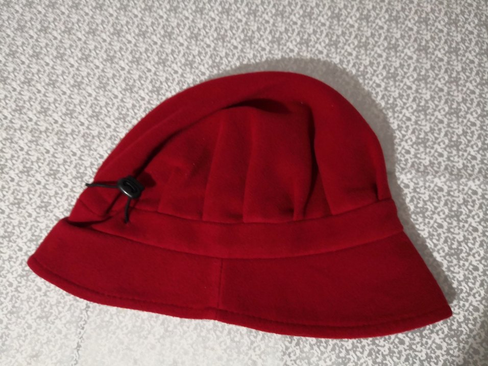 Kırmızı Kadın Çiçekli Şapka - Görsel 4