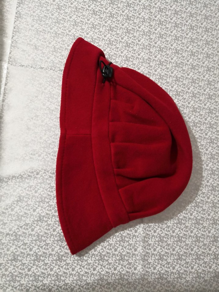 Kırmızı Kadın Çiçekli Şapka - Görsel 5