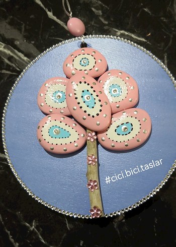 Pembe Taşlı Ağaç Tablo - Görsel 6