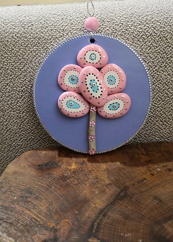 Pembe Taşlı Ağaç Tablo - Görsel 14