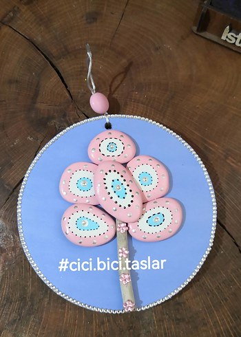 Pembe Taşlı Ağaç Tablo - Görsel 4