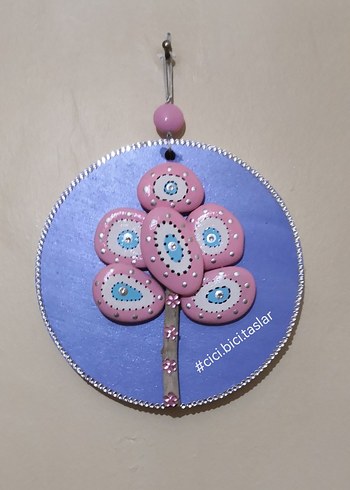 Pembe Taşlı Ağaç Tablo - Görsel 3