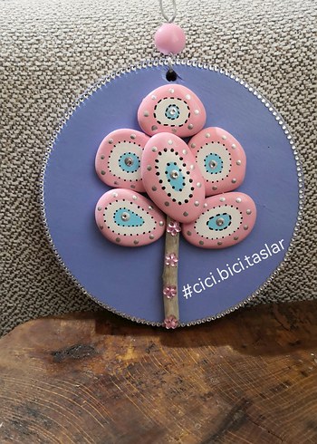 Pembe Taşlı Ağaç Tablo - Görsel 5