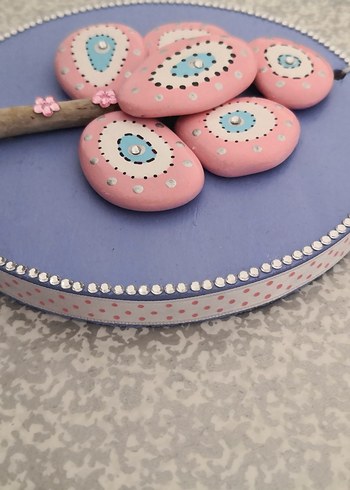 Pembe Taşlı Ağaç Tablo - Görsel 19