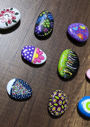 Taş Boyama Magnetler - Görsel 3
