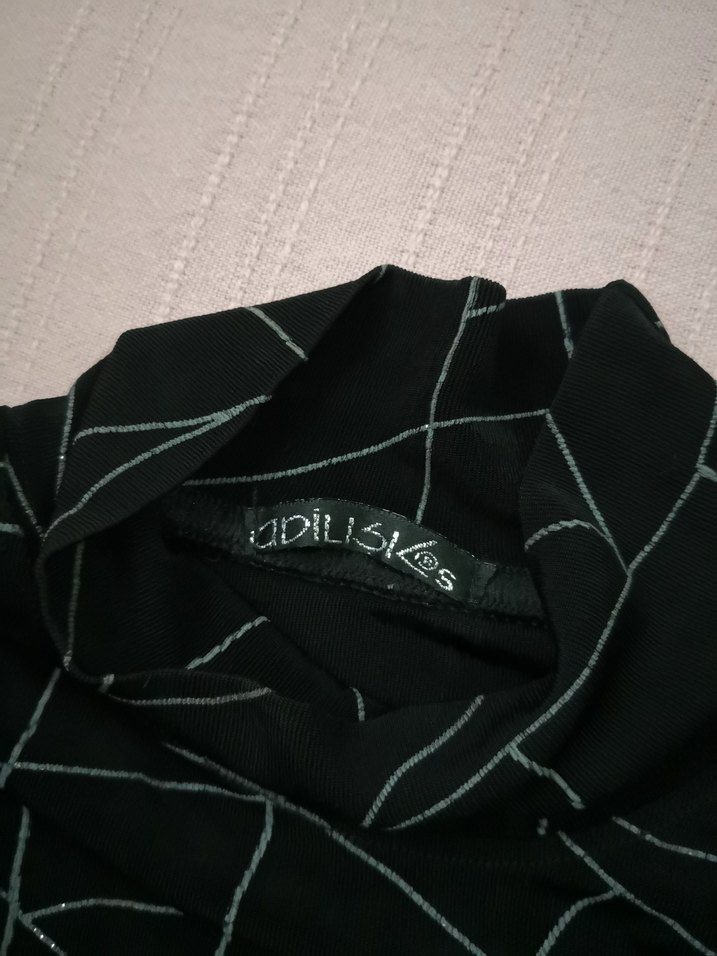 Likralı Siyah Abiye Bluz (Vintage) - Görsel 4