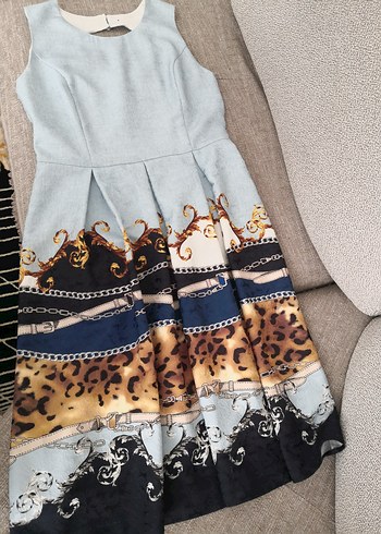 Chima marka XS Desenli Elbise - Görsel 12