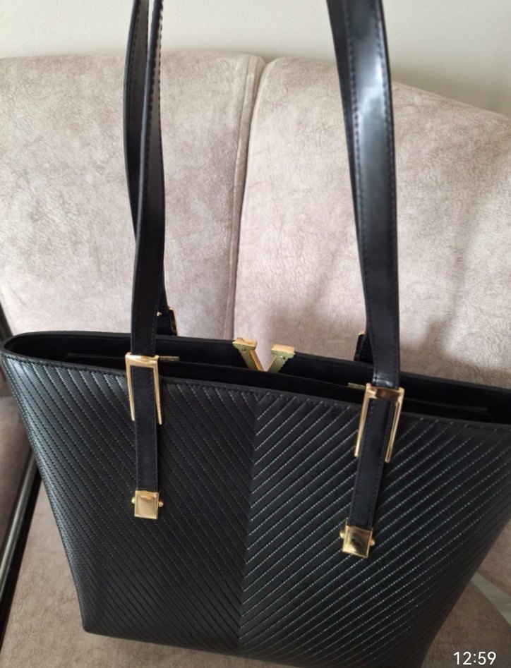 Siyah Kadın Kol Çantası - Görsel 4