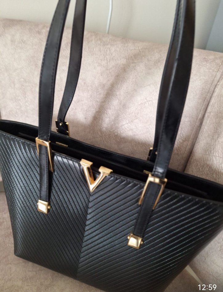 Siyah Kadın Kol Çantası - Görsel 2