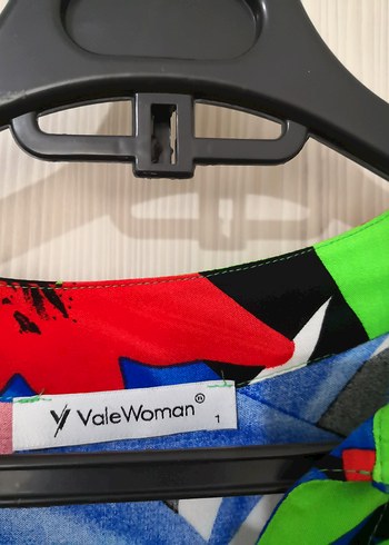 Renkli Desenli Uzun Kollu Uzun Elbise - Görsel 11