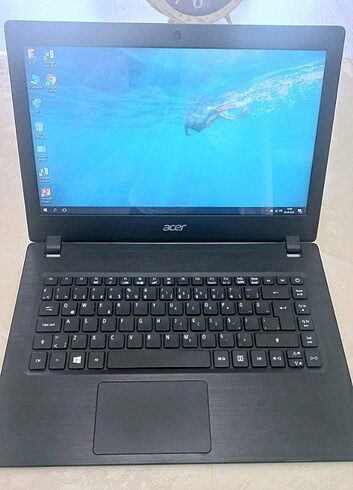 Acer intel N3350 4 Gb Ram 32 Gb eMMC temiz laptop bilgisayar 