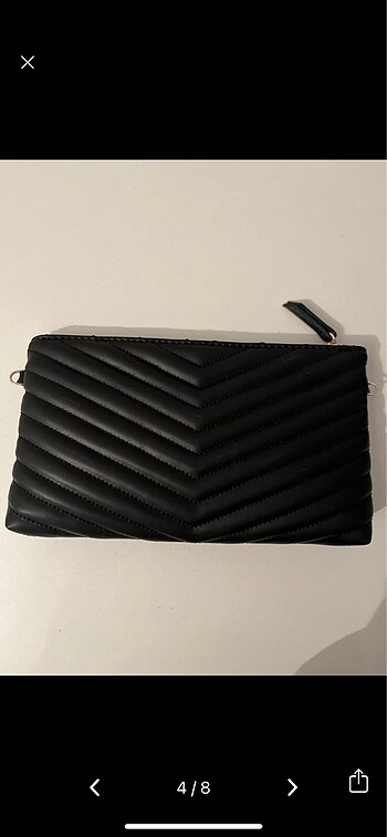  Beden siyah Renk YSL CLUTCH