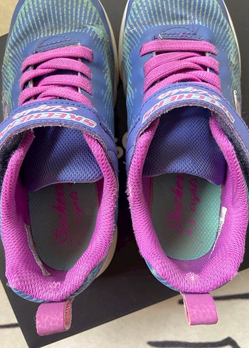 Kız Çocuk Mor Bağcıklı Skechers Spor Ayakkabı - Görsel 6