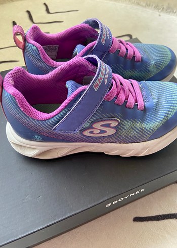 Kız Çocuk Mor Bağcıklı Skechers Spor Ayakkabı - Görsel 5